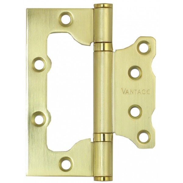 Петля универсальная Vantage 2BB (100х75х2.5мм) Матовое золото
